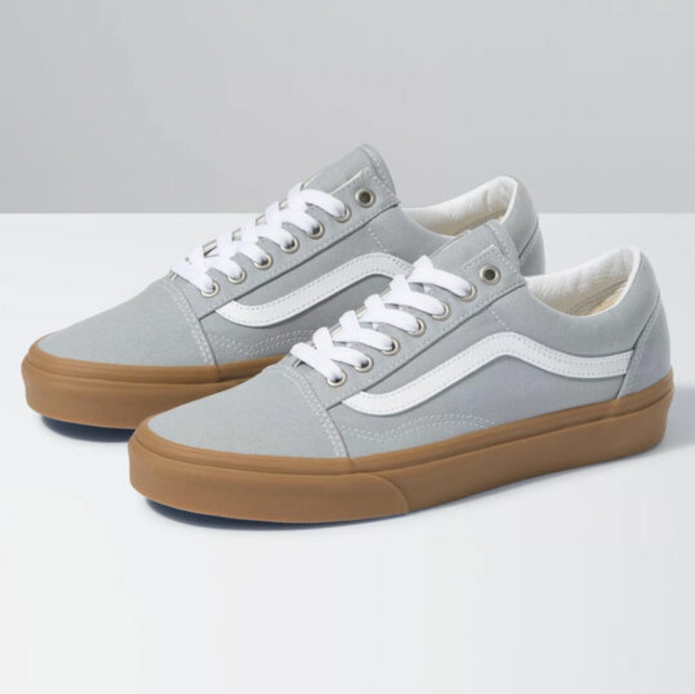 BNIB VANS Men's Old Stool Gray 8 Gum Sole